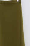 SWAYING 24 Autumn and Winter Wrap-around Wool A-line Skirt SW-SW24AW3B09-LV Green SW24AW3B09 SW24AW3B08